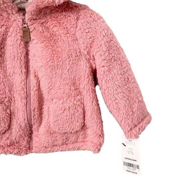 NWT Carter's Hoodie Jacket in Size 12 Months - Picture 5 of 6